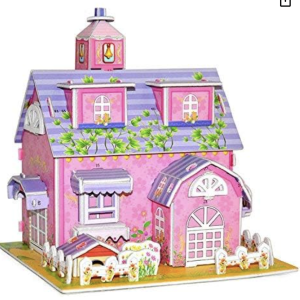 3D House for Kids | Construction/Building Puzzle Toy Gift for Kids | Castle Puzzle| Best Birthday Gift for Children's